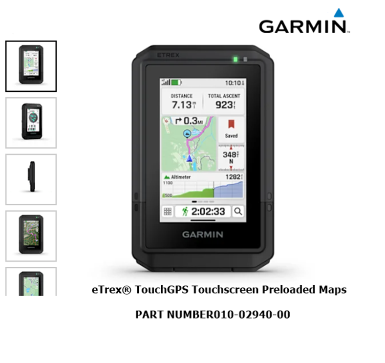 Garmin eTrex Touch Handheld GPS
